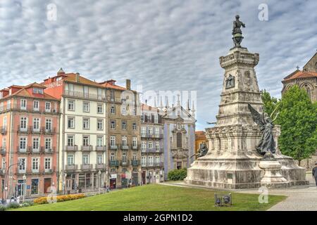 Porto landmarks, Portugal, HDR Image Stock Photo