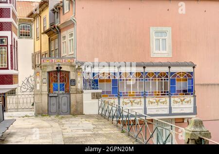 Porto landmarks, Portugal, HDR Image Stock Photo