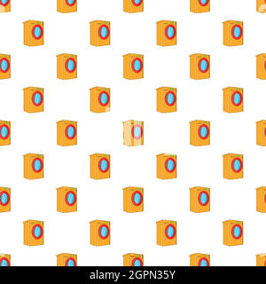 Washer pattern, cartoon style Stock Vector