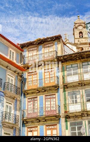 Porto landmarks, Portugal, HDR Image Stock Photo