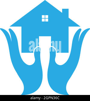 House icon logo simple design template vector Stock Vector