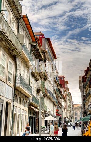 Porto landmarks, Portugal, HDR Image Stock Photo