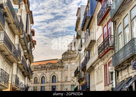 Porto landmarks, Portugal, HDR Image Stock Photo