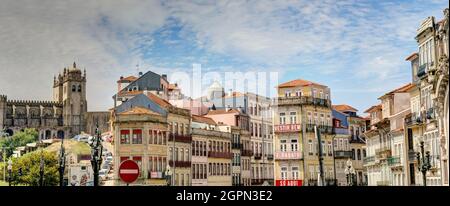 Porto landmarks, Portugal, HDR Image Stock Photo