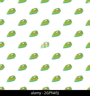 Iron pattern, cartoon style Stock Vector