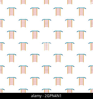 Swedish wall pattern, cartoon style Stock Vector