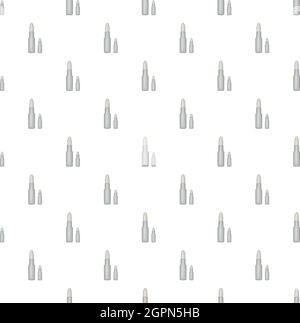 Bullets pattern, cartoon style Stock Vector