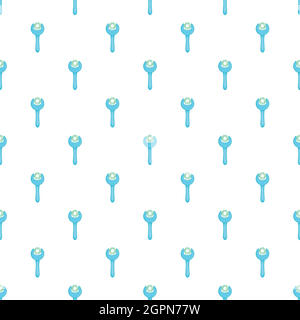 Wrench pattern, cartoon style Stock Vector