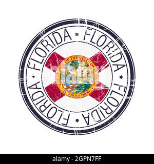Florida rubber stamp Stock Vector