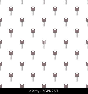 Car key pattern, cartoon style Stock Vector