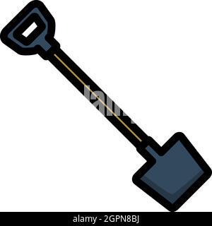 Shovel Icon Stock Vector