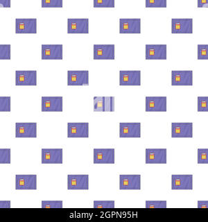 Safe pattern, cartoon style Stock Vector
