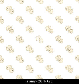 Dice pattern, cartoon style Stock Vector