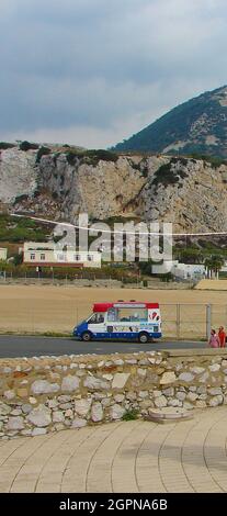 2007 - A Gibraltar Ice Cream Van Stock Photo