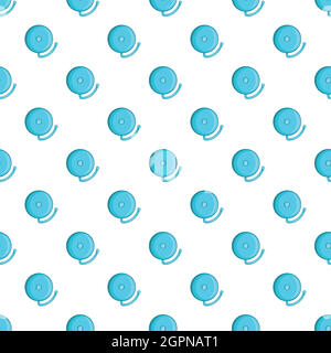 Fire alarm pattern, cartoon style Stock Vector
