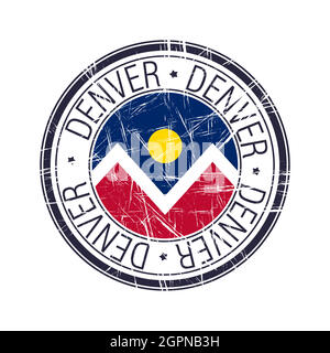 City of Denver, Colorado vector stamp Stock Vector