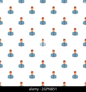 Toastmasters pattern, cartoon style Stock Vector