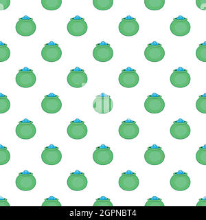 Boiler sorcerer pattern, cartoon style Stock Vector