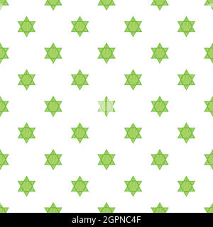 Star of David pattern, cartoon style Stock Vector