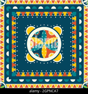 Najdi style pattern 15 Stock Vector