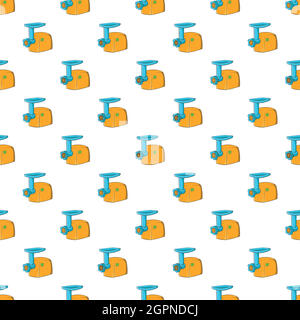 Electric grinder pattern, cartoon style Stock Vector