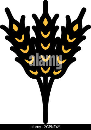 Wheat Icon Stock Vector