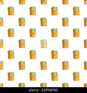 Atm pattern, cartoon style Stock Vector
