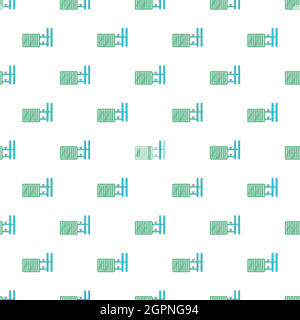 Radiator pattern, cartoon style Stock Vector
