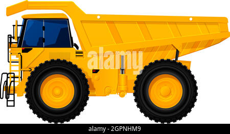 Dump truck Stock Vector