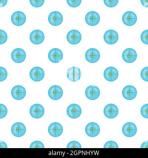 Optical sight pattern, cartoon style Stock Vector