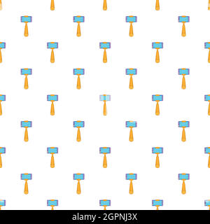 Selfie stick with smartphone pattern Stock Vector