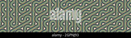Computer-generated Hexagon Tile Connection art background design illustration Stock Vector