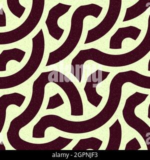 Computer-generated Hexagon Tile Connection art background design illustration Stock Vector