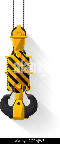Crane hook Stock Vector