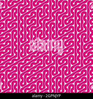 Computer-generated Hexagon Tile Connection art background design illustration Stock Vector
