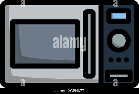 Micro Wave Oven Icon Stock Vector