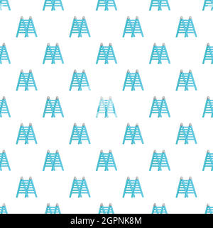 Ladder pattern, cartoon style Stock Vector