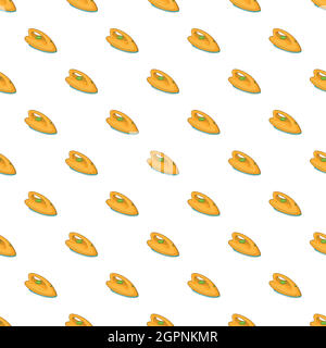 Orange iron pattern, cartoon style Stock Vector