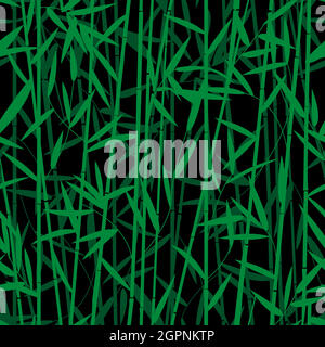 Bamboo forest seamless pattern Stock Vector