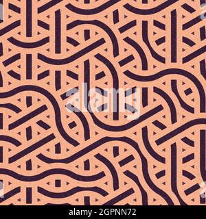 Computer-generated Hexagon Tile Connection art background design illustration Stock Vector