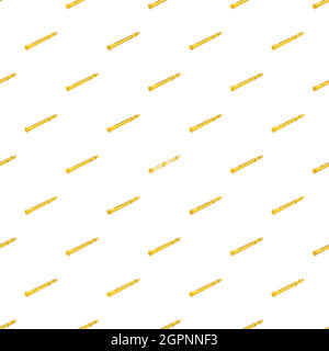 Flute pattern, cartoon style Stock Vector