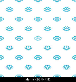 Knuckles pattern, cartoon style Stock Vector