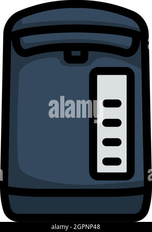 Kitchen Electric Kettle Icon Stock Vector