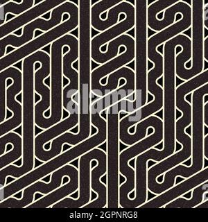 Computer-generated Hexagon Tile Connection art background design illustration Stock Vector