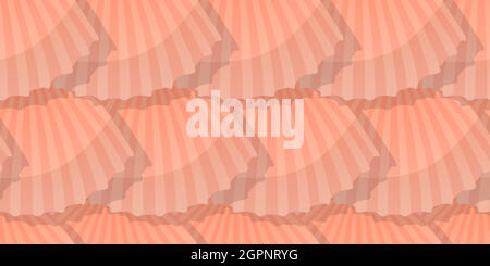 Vector sea shell pattern Stock Vector