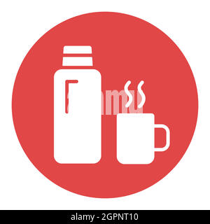 Camp Thermos Icon. Vector & Photo (Free Trial)