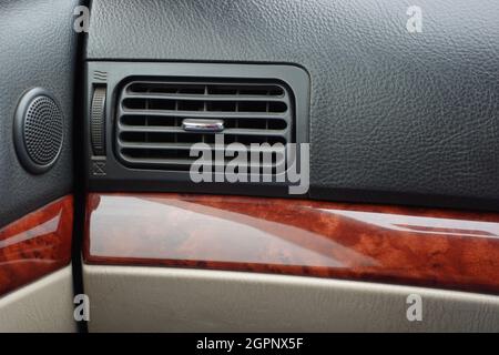 car air conditioner grid pane, Stock Photo