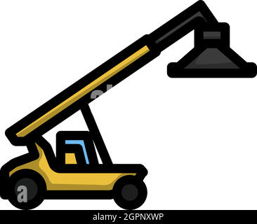 Port Loader Icon Stock Vector