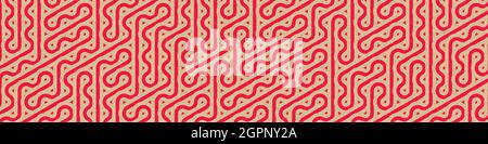 Computer-generated Hexagon Tile Connection art background design illustration Stock Vector