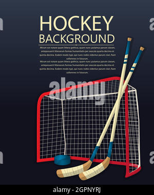 Hockey vector template Stock Vector
